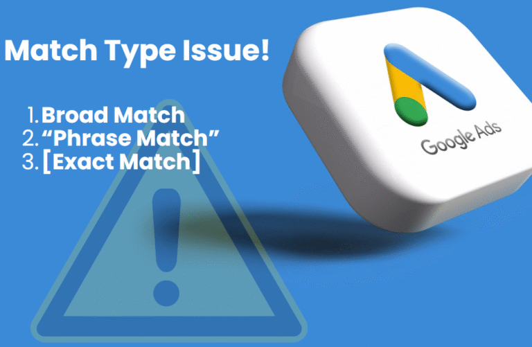 Google Ads Broad Match to Phrase Match Error Fix